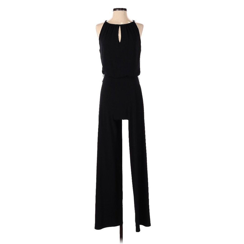 White House Black Market | Matte Jersey Belted Wide-Leg Jumpsuit | NWOT - Picture 8 of 9